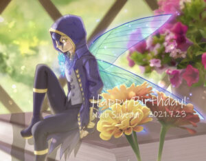 傭兵誕生日2021おめでとうイラスト